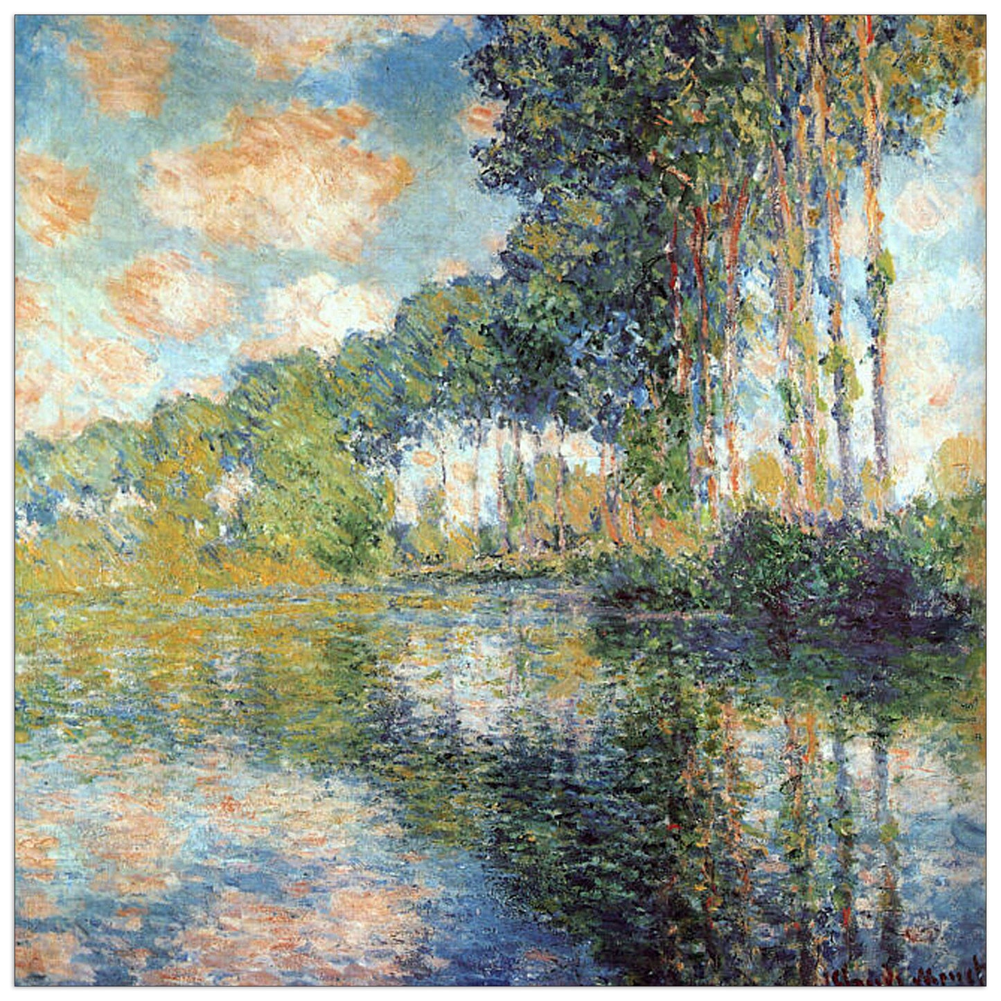 Poplars on the Epte cm 50x50