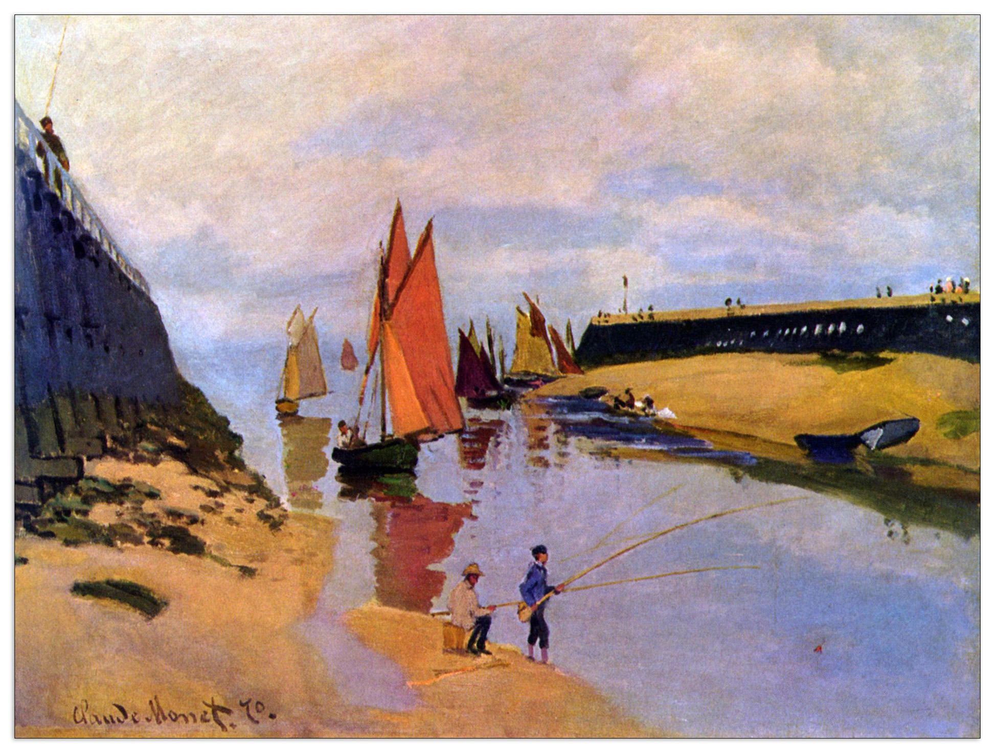 Port of Trouville cm 120x90