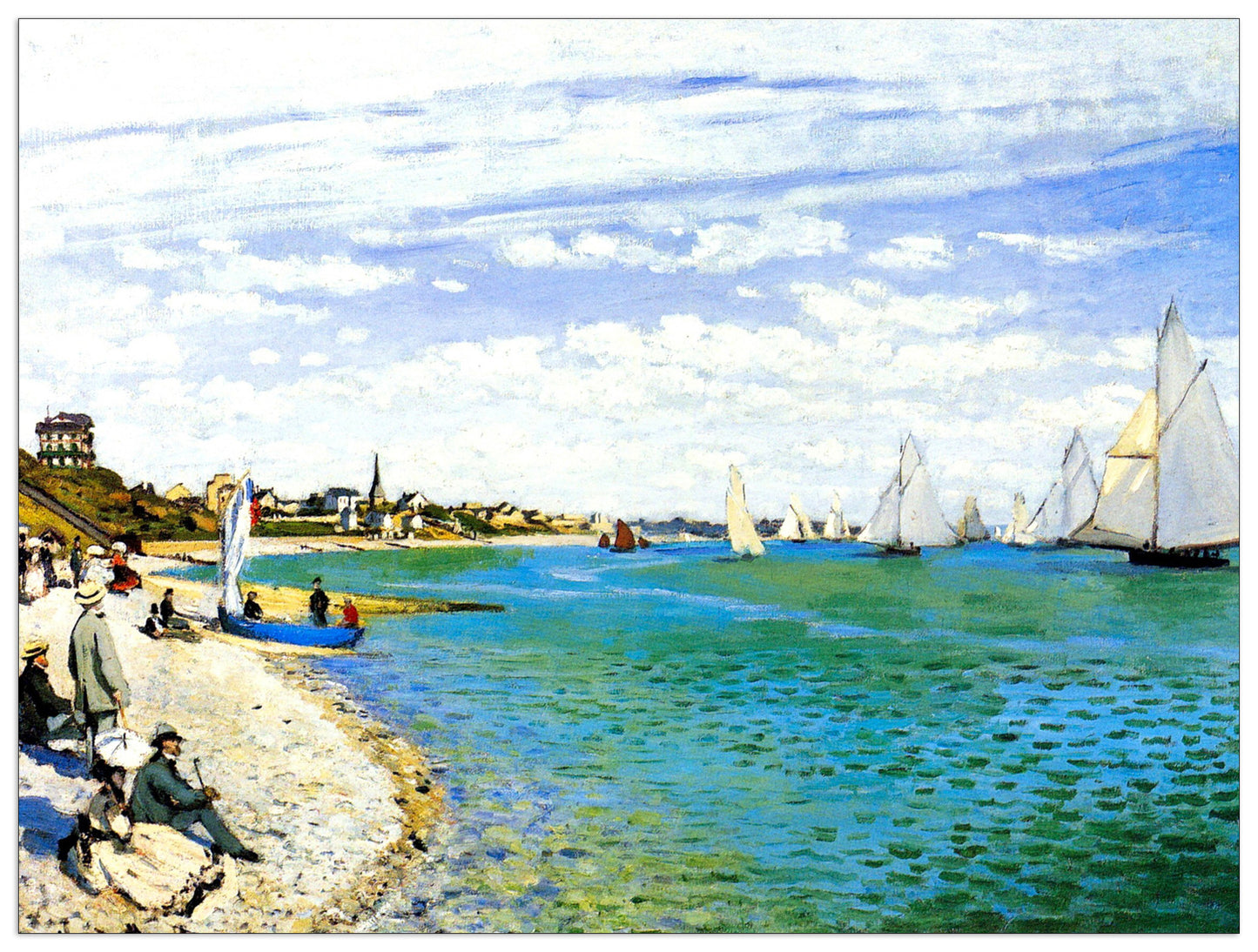 Regatta at Saint Adresse cm 120x90