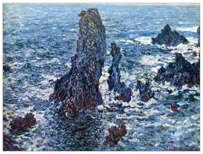 Rocks on Belle-Ile (The needles of Port-Coton) cm 120x90