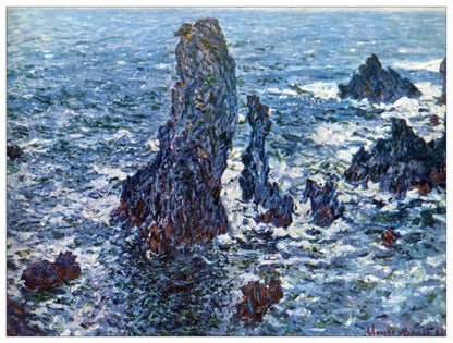 Rocks on Belle-Ile (The needles of Port-Coton) cm 80x60