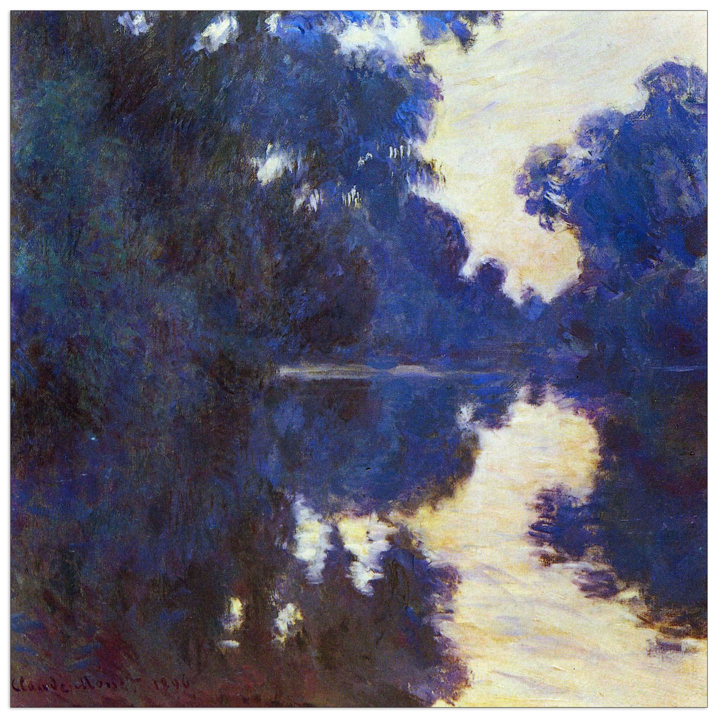 Seine in Morning cm 70x70