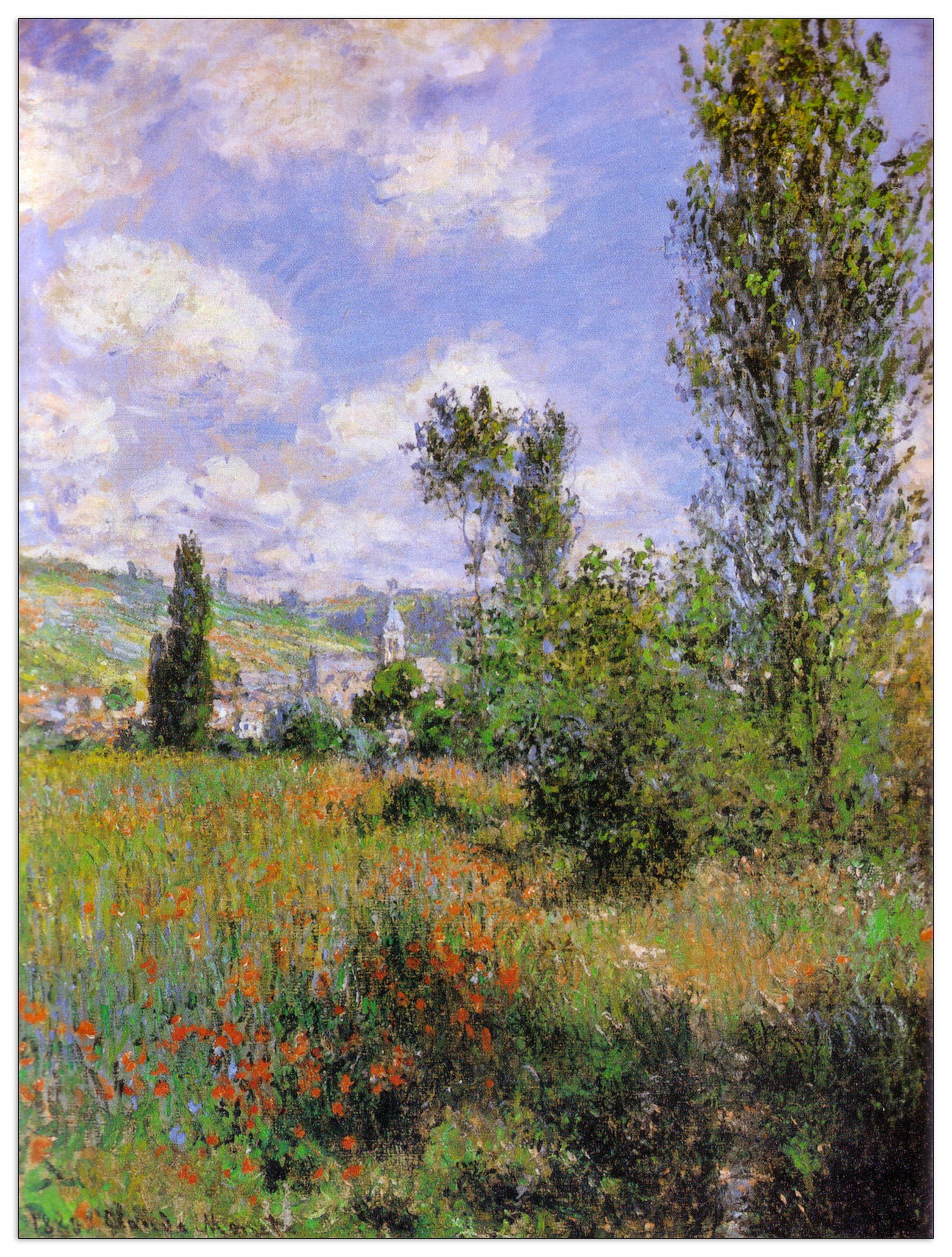 Sentier ile Saint-Martin 1880 cm 90x120