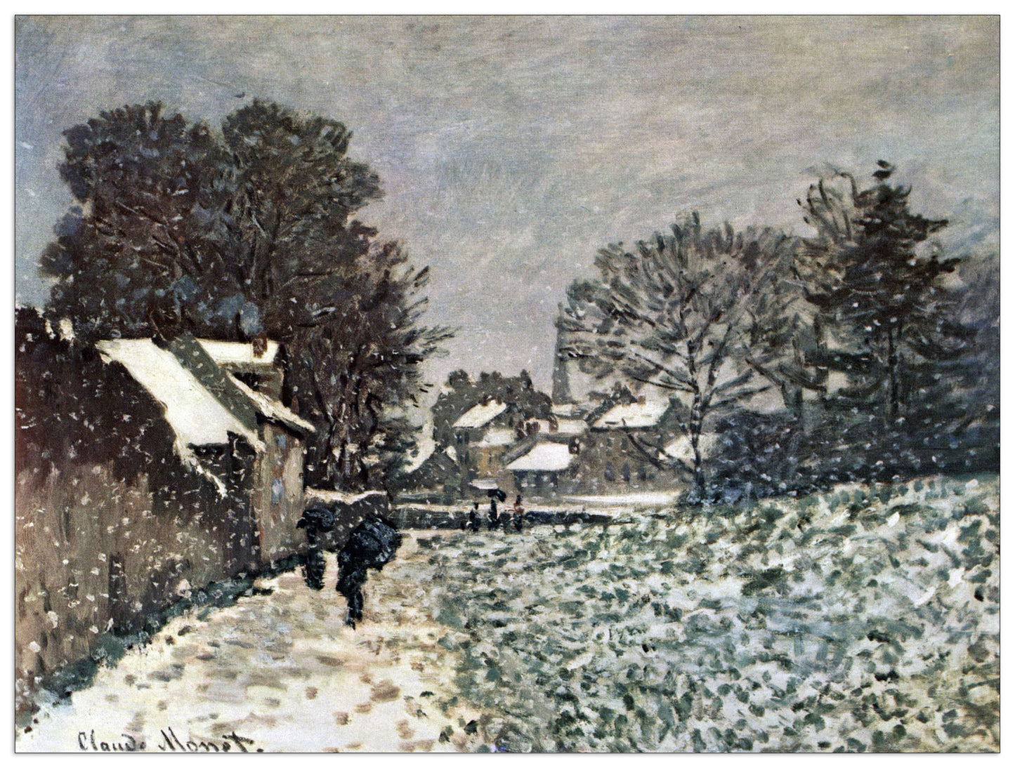 Snow at Argenteuil cm 80x60