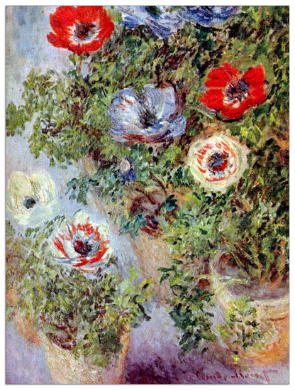 Still Life with Anemones cm 60x80