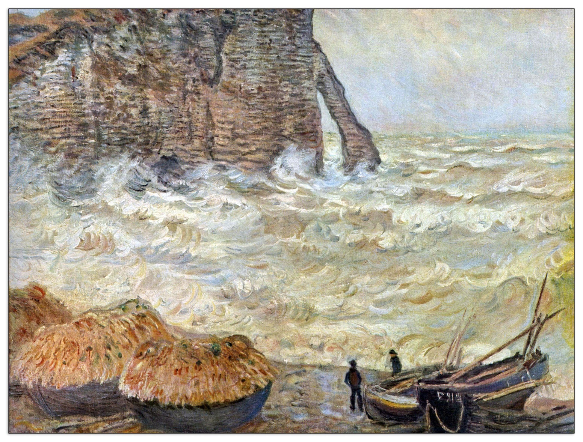Stormy Sea (La Porte d'Aval) cm 120x90