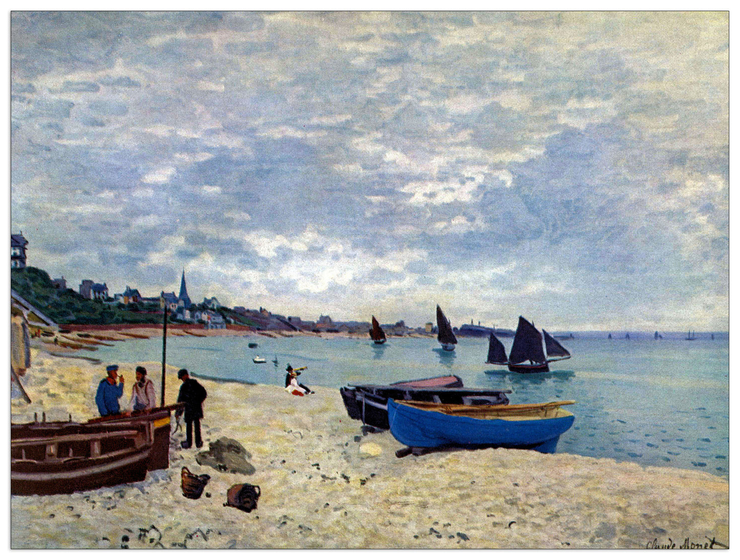 The Beach at Sainte Adresse II cm 80x60