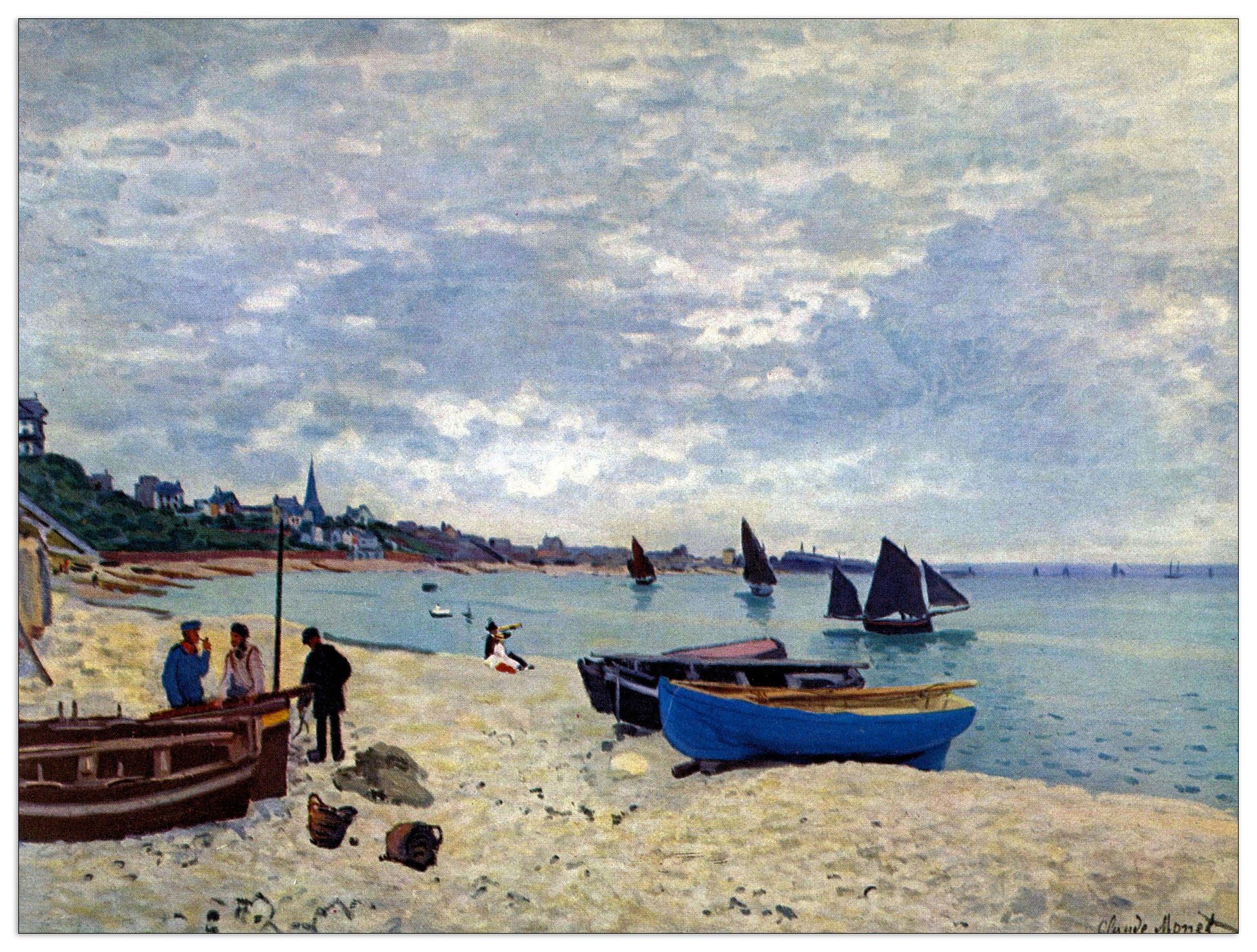 The Beach at Sainte Adresse II cm 80x60
