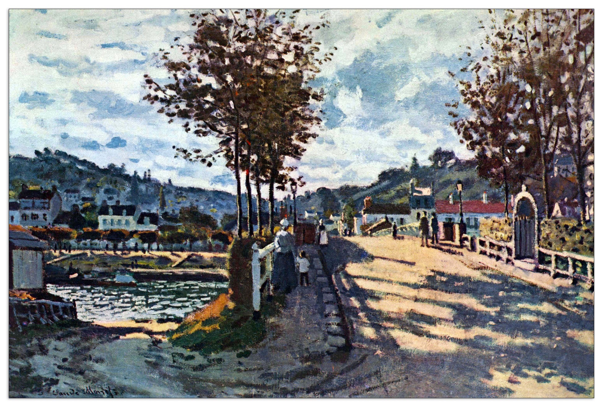 The Seine at Bougival cm 135x90