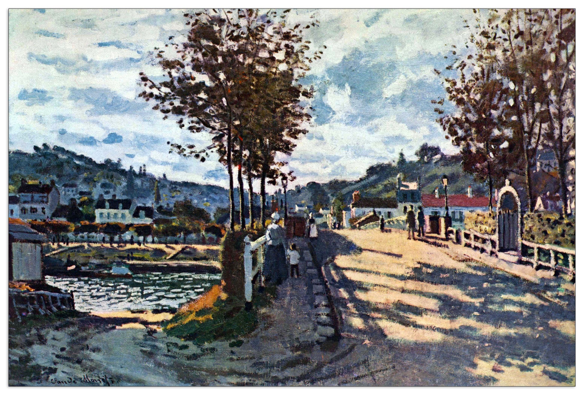 The Seine at Bougival cm 90x60