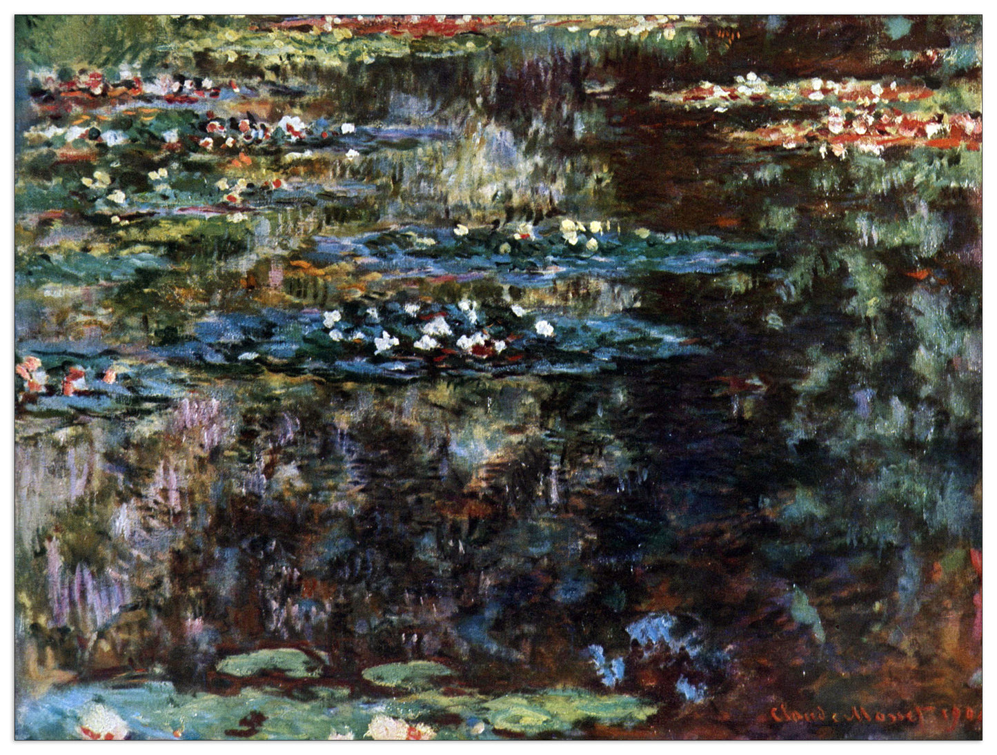 Water garden at Giverny cm 80x60