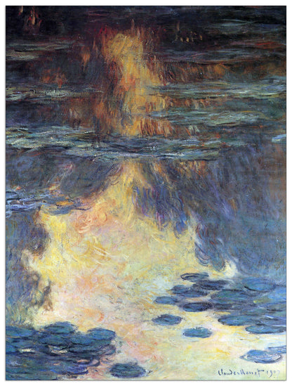 Water lilies, water landscape II cm 90x120