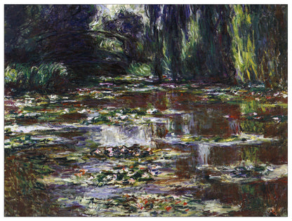 Water lilies, water landscape III cm 80x60