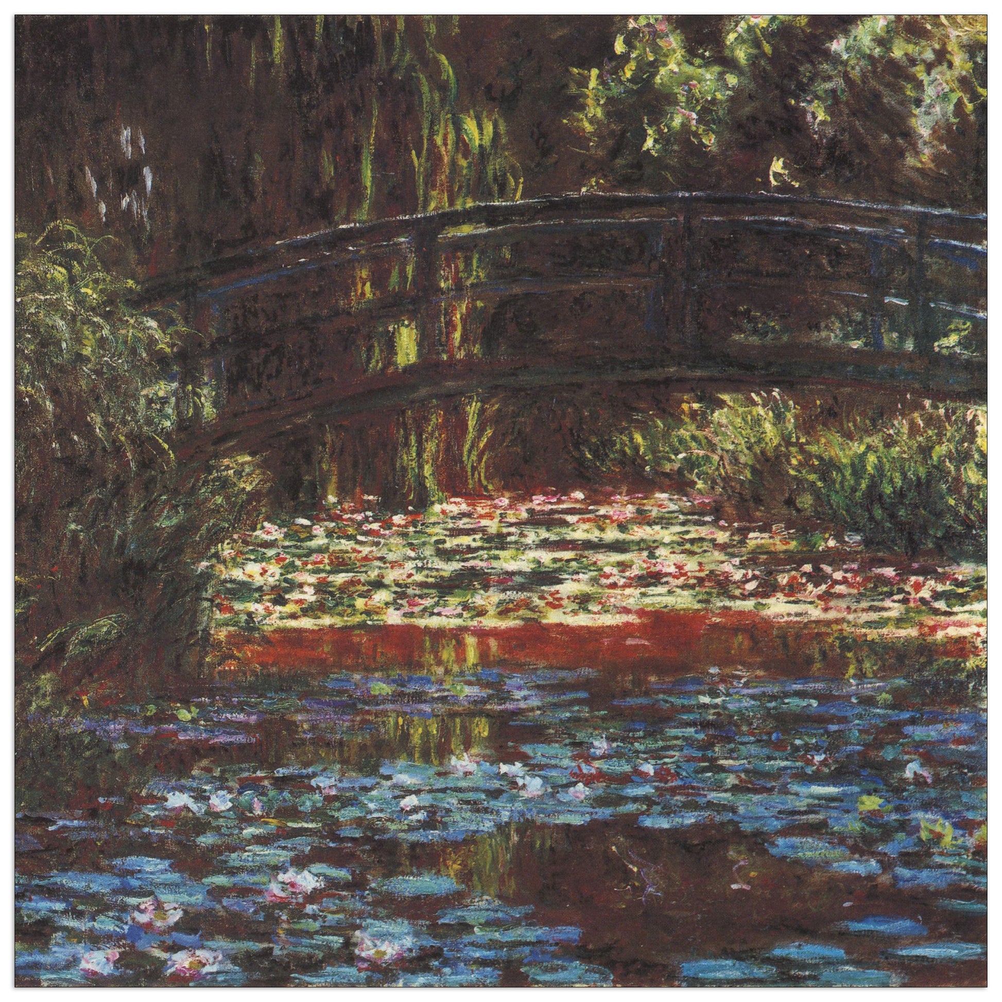 Water Lily Pond I cm 70x70