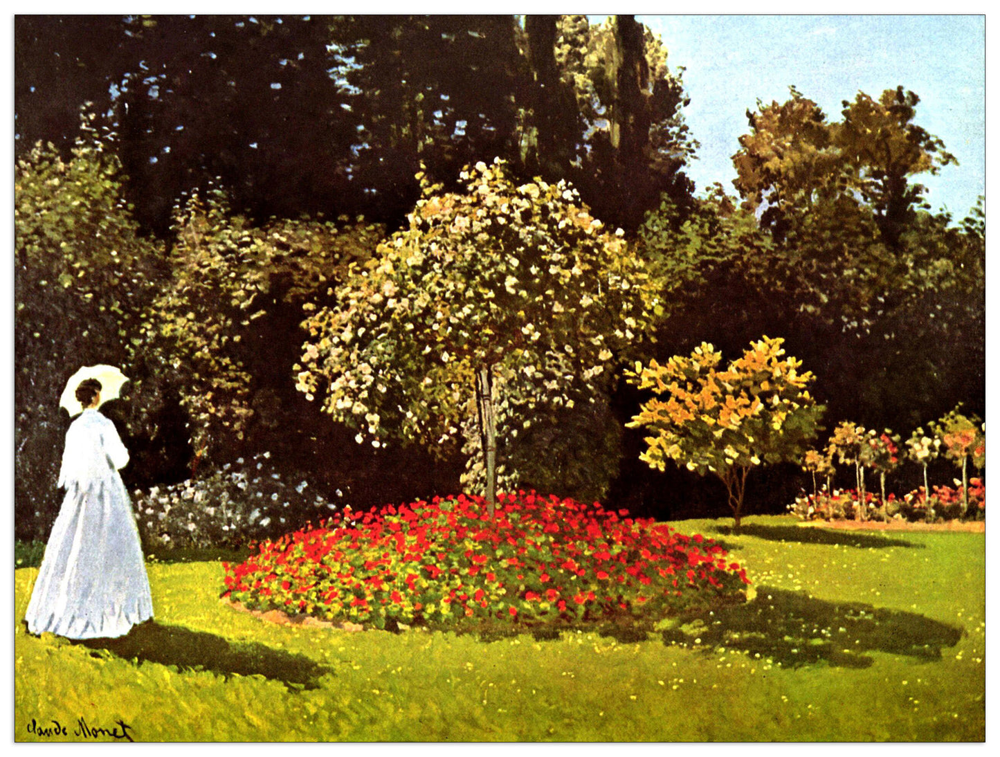 Woman in the garden cm 120x90