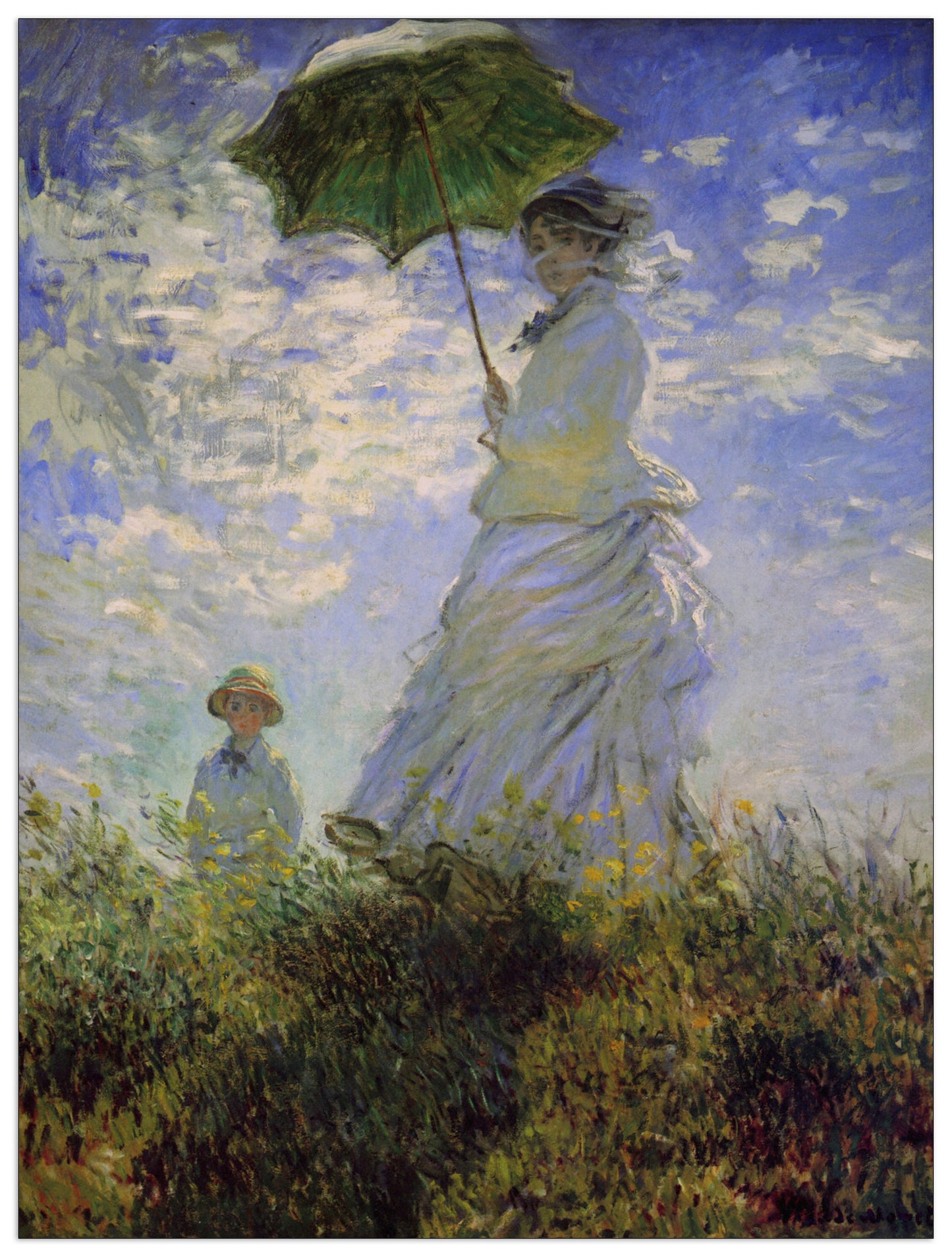 Woman with a parasol cm 60x80