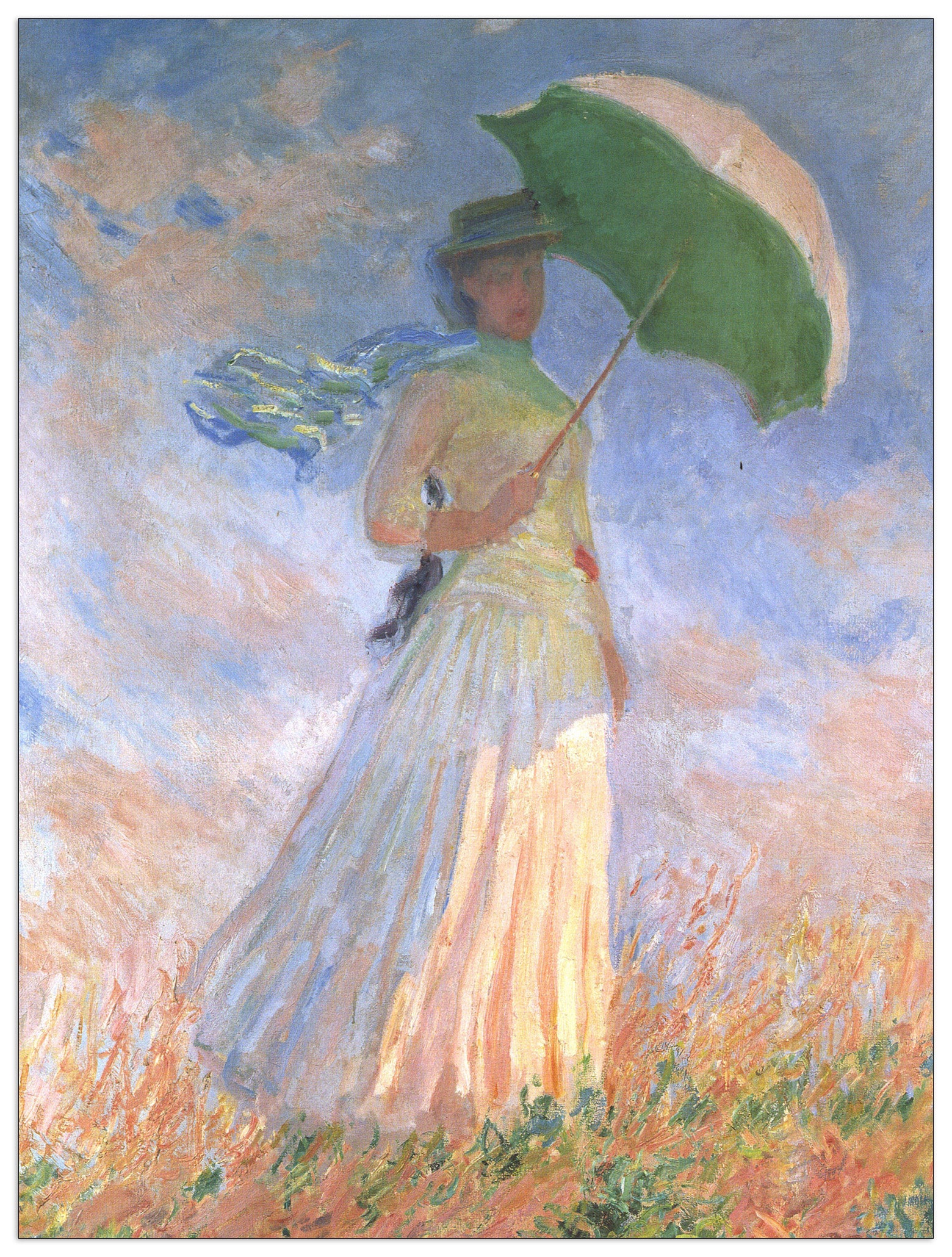 Woman with Parasol cm 60x80