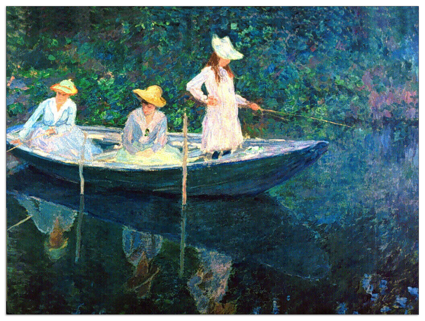 women fishing cm 80x60