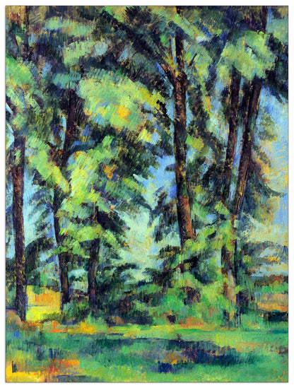 High trees in the Jas de Bouffan cm 90x120