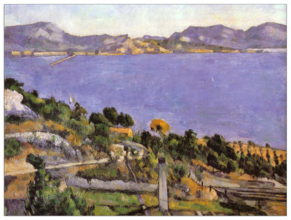L'Estaque vue du golfe de Marseille 1878 cm 120x90