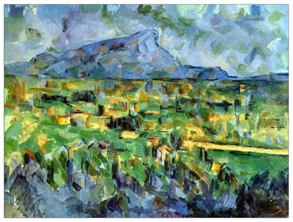 Mont Sainte-Victoire cm 120x90