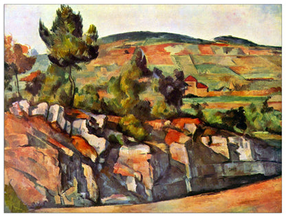 Mountains in Provence cm 120x90
