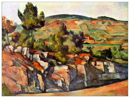 Mountains in Provence cm 80x60
