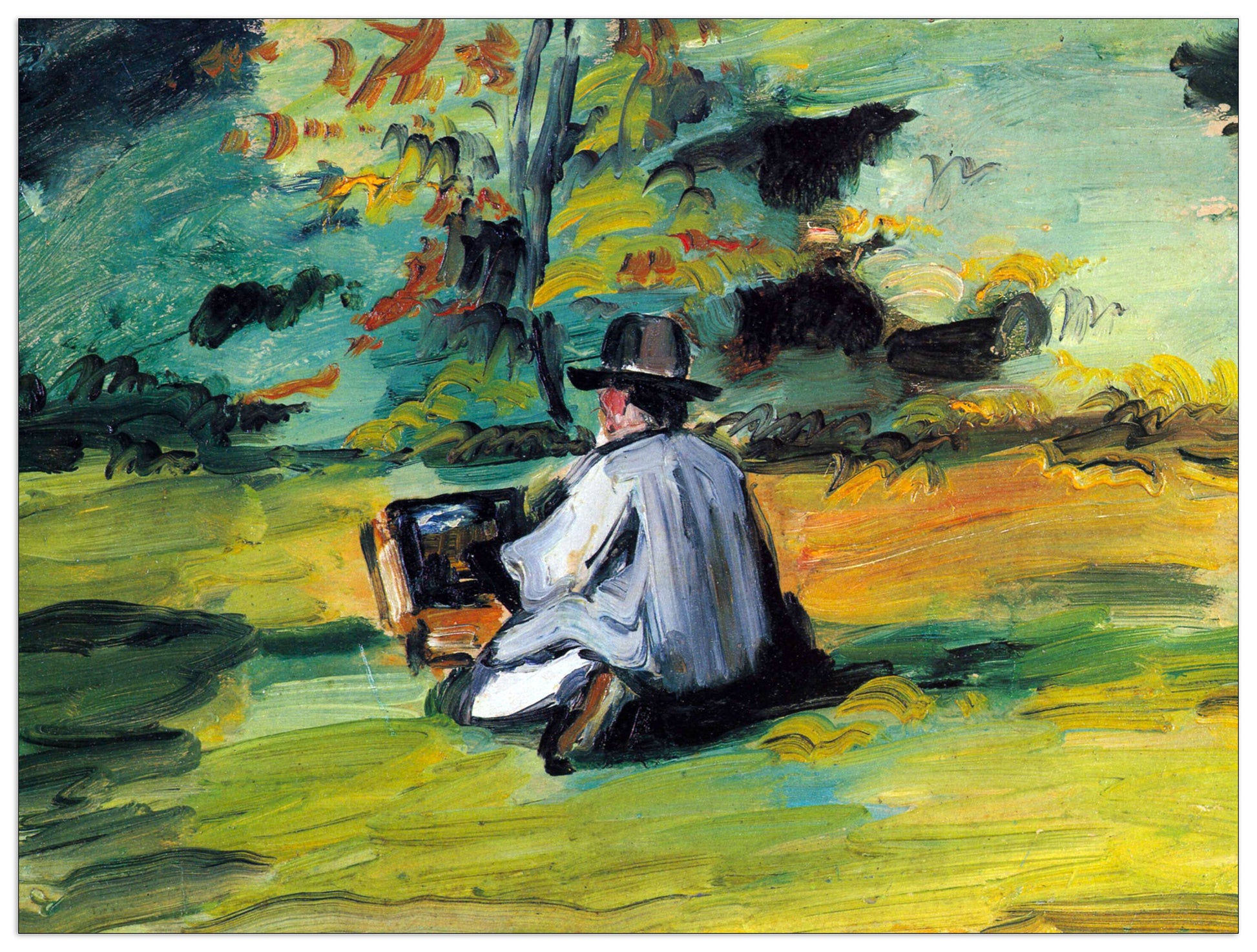 Painter at Work cm 120x90
