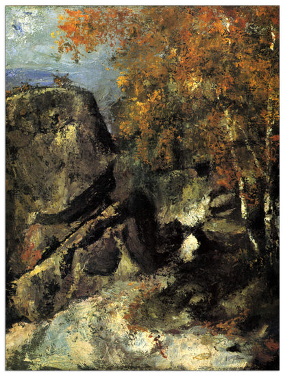 Rocks in Fountanbleu Forest cm 60x80