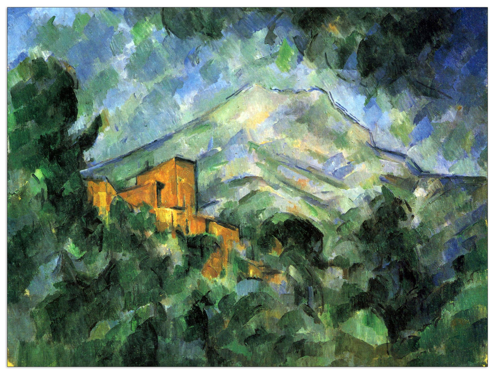 St. Victoire and Chateau Noir cm 120x90