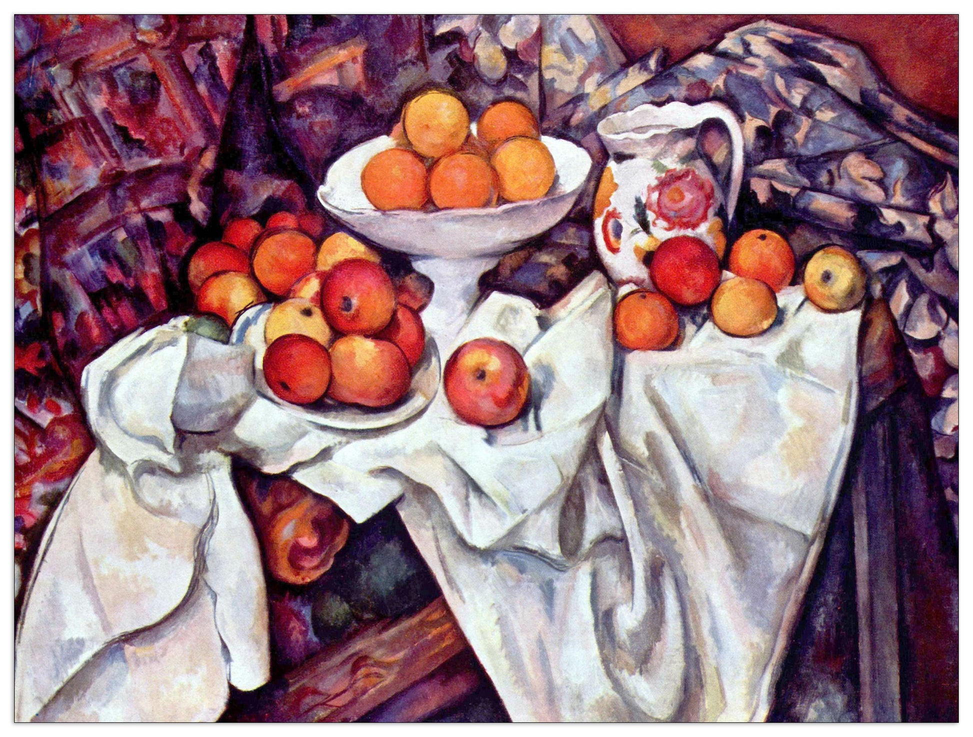 Still Life with Apples and Oranges cm 120x90