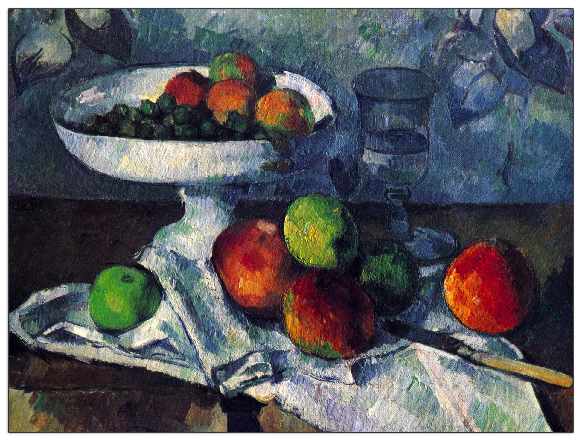 Still Life with Fruit Bowl cm 120x90