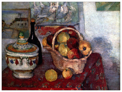 Still life with soup tureen cm 80x60