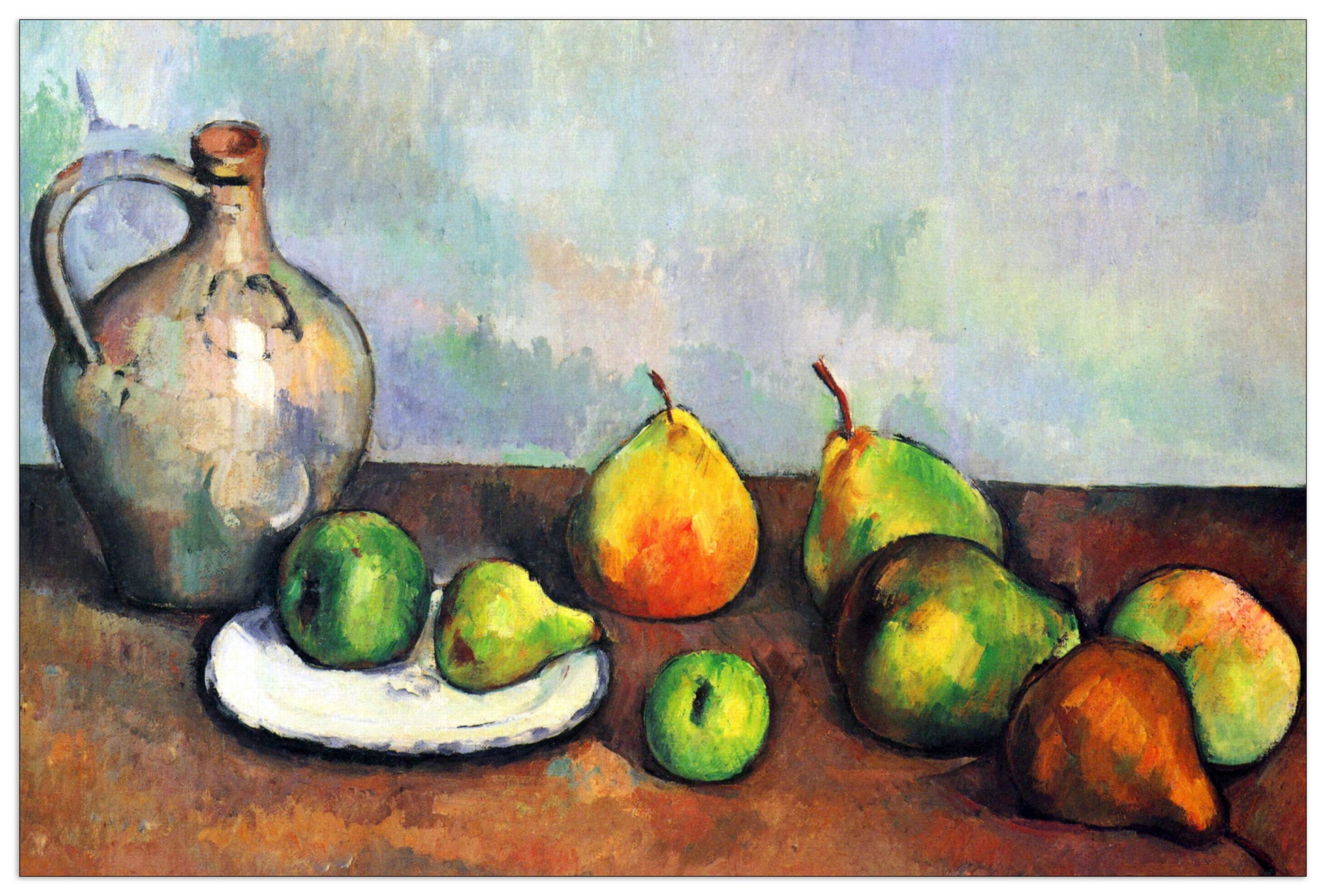 Still Life, Jar and Fruit cm 135x90