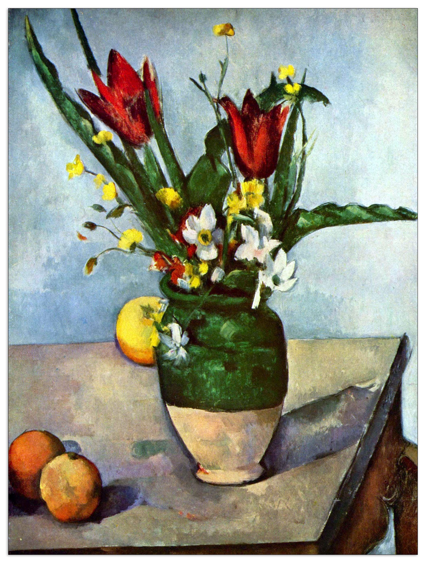 Still Life, Tulips and Apples cm 90x120