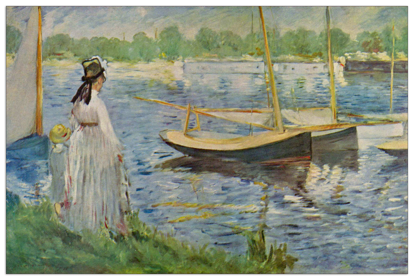 His embankment at Argenteuil cm 135x90