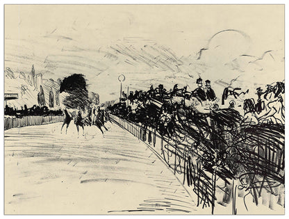 Horse racing cm 80x60