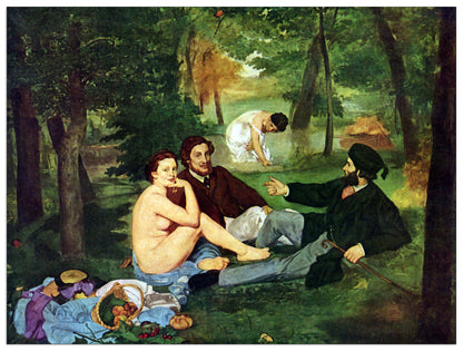 Luncheon on The Grass 1863 cm 80x60