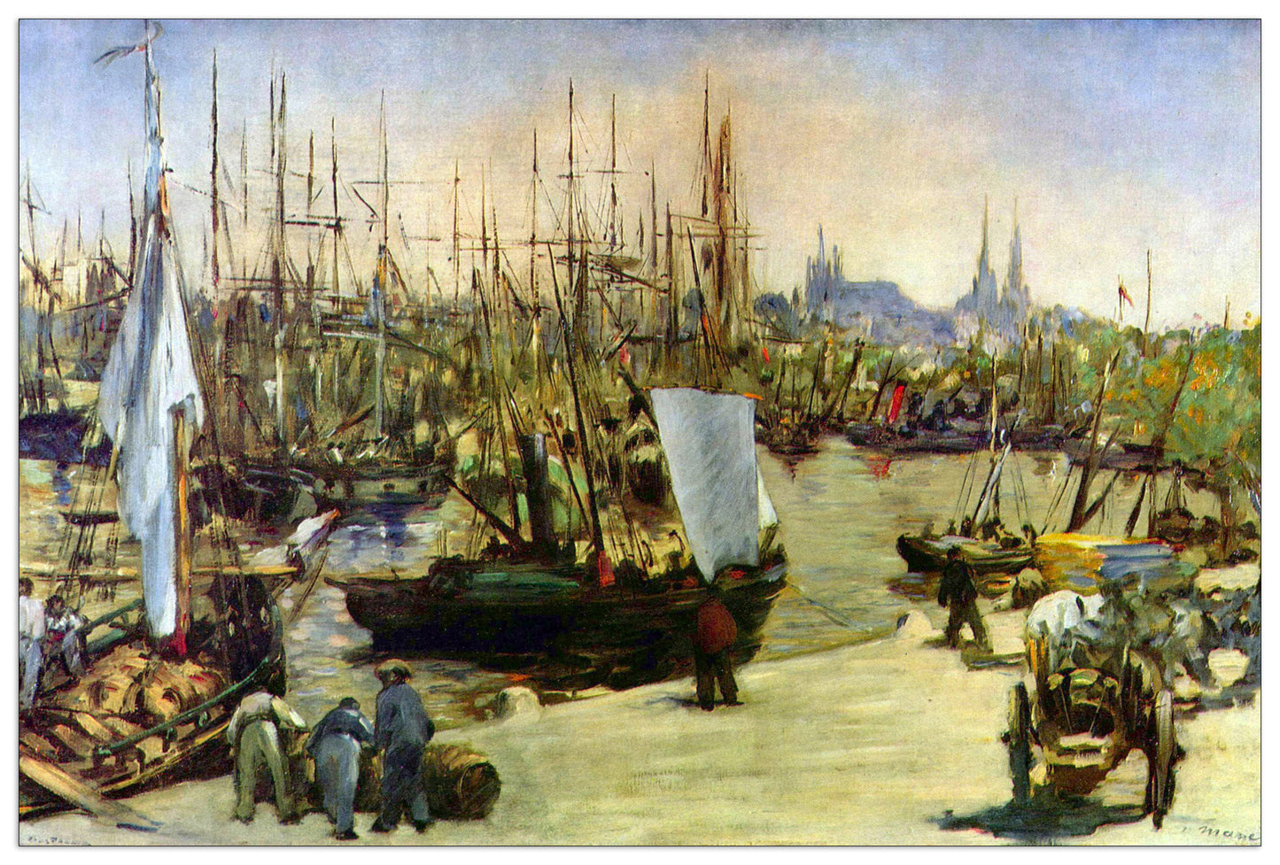 Port of Bordeaux cm 135x90