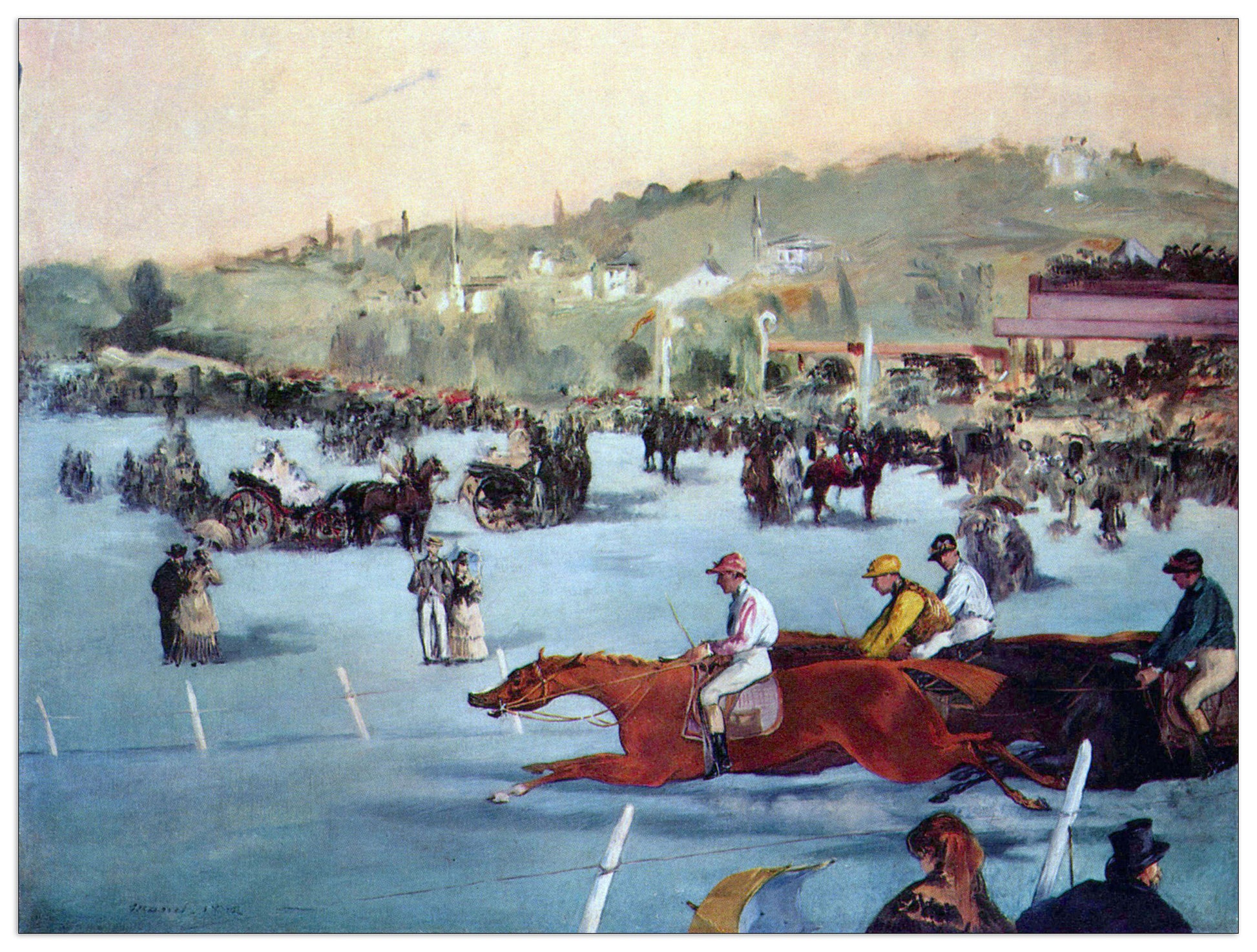 Races at the Bois de Boulogne cm 80x60