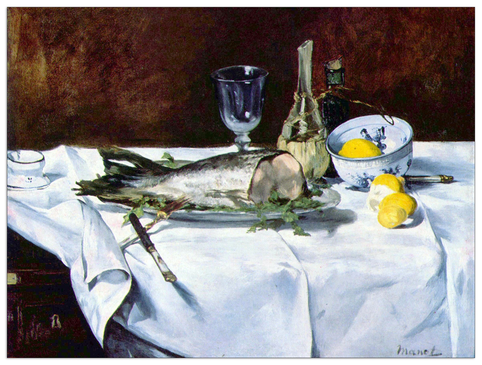 Still Life with Salmon cm 80x60