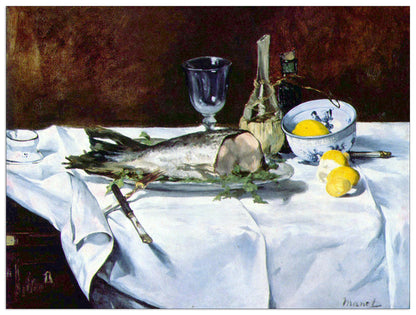 Still Life with Salmon cm 80x60