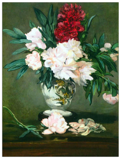 Still Life, Vase with Peonies cm 60x80