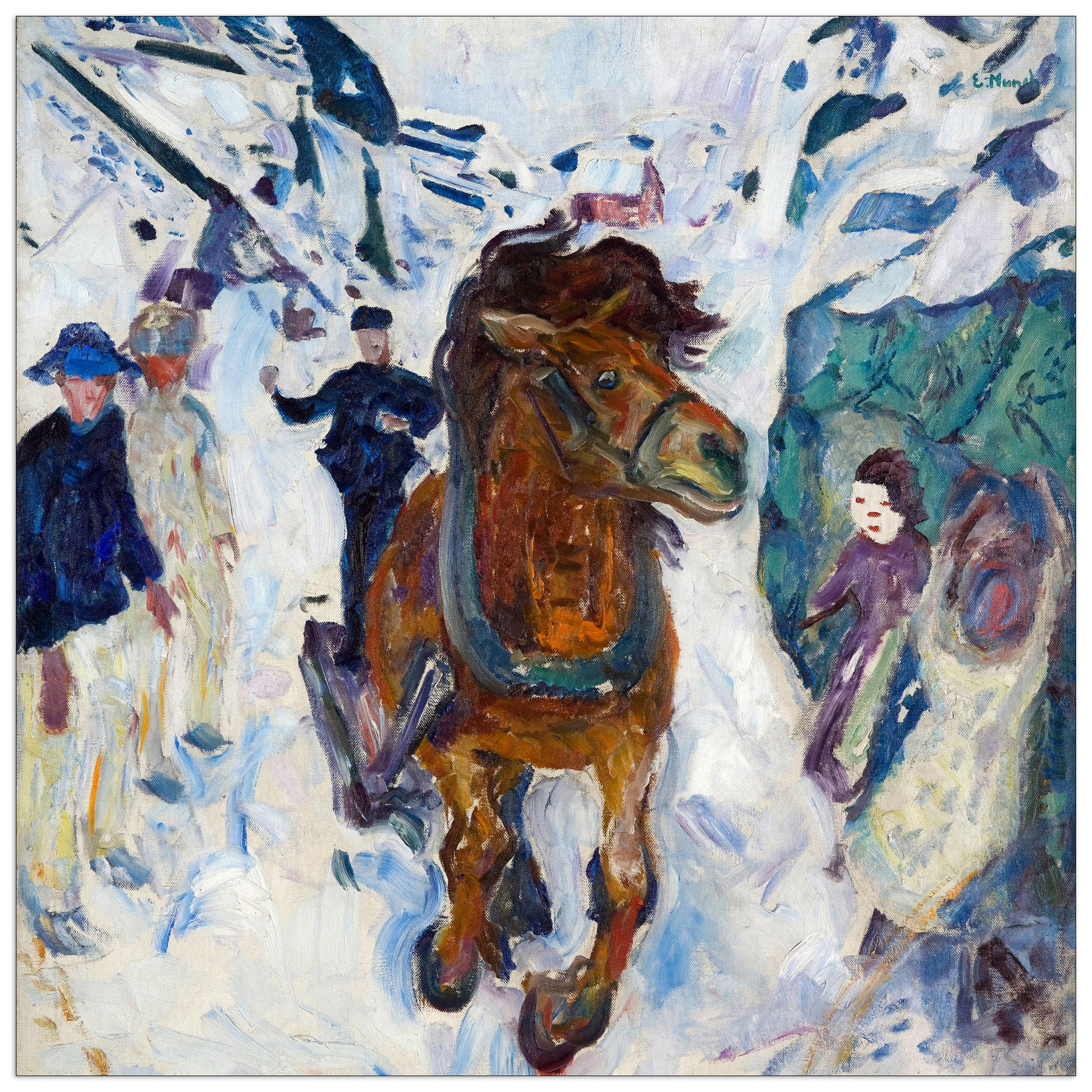Galloping Horse cm 30x30