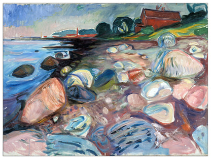 Shore with Red House cm 80x60