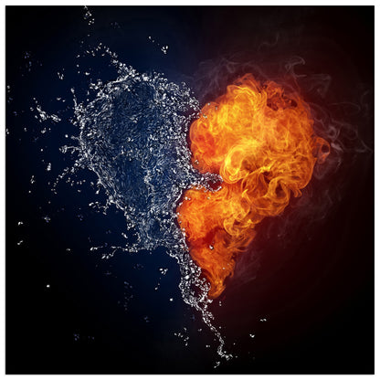 Water and fire cm 30x30