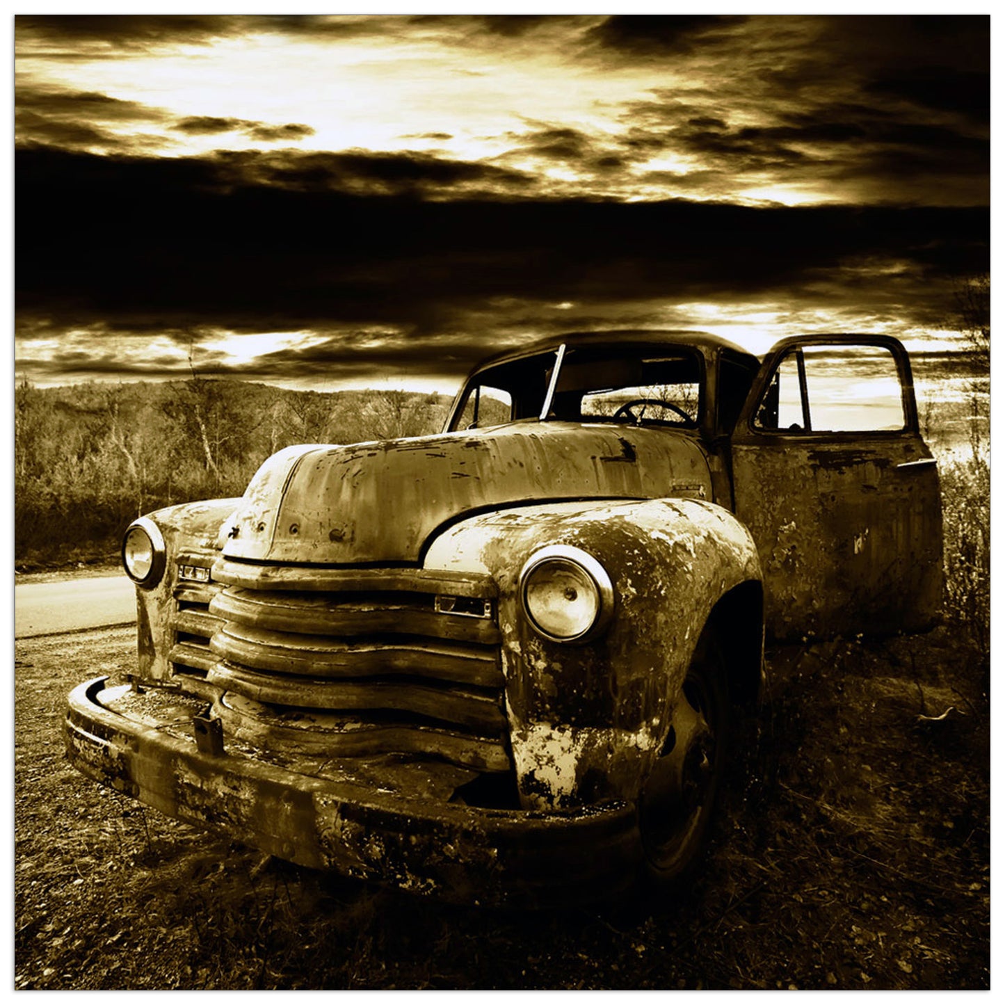 Old car cm 70x70