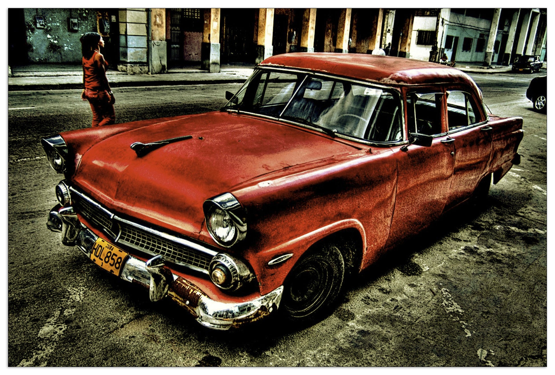 60's car cm 90x60