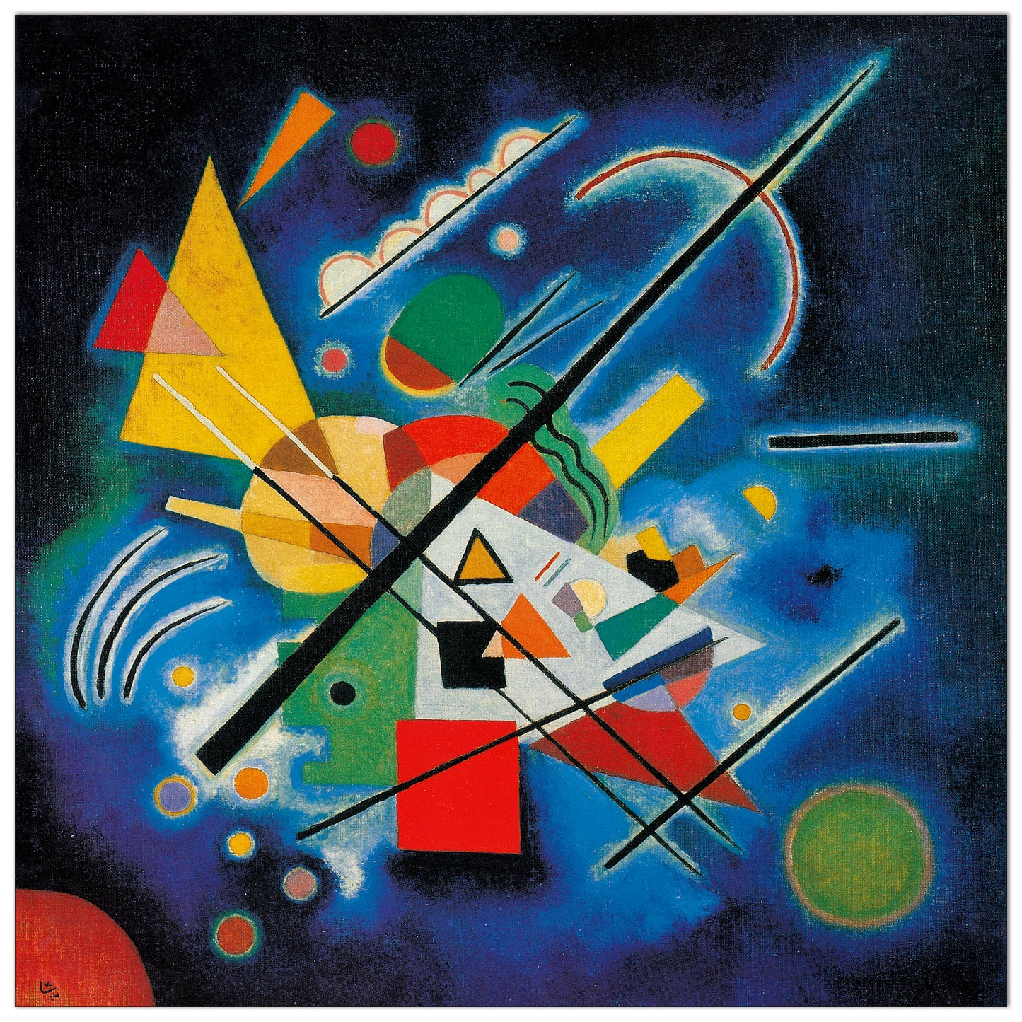 Dipinti in blu 1924 cm 100x100