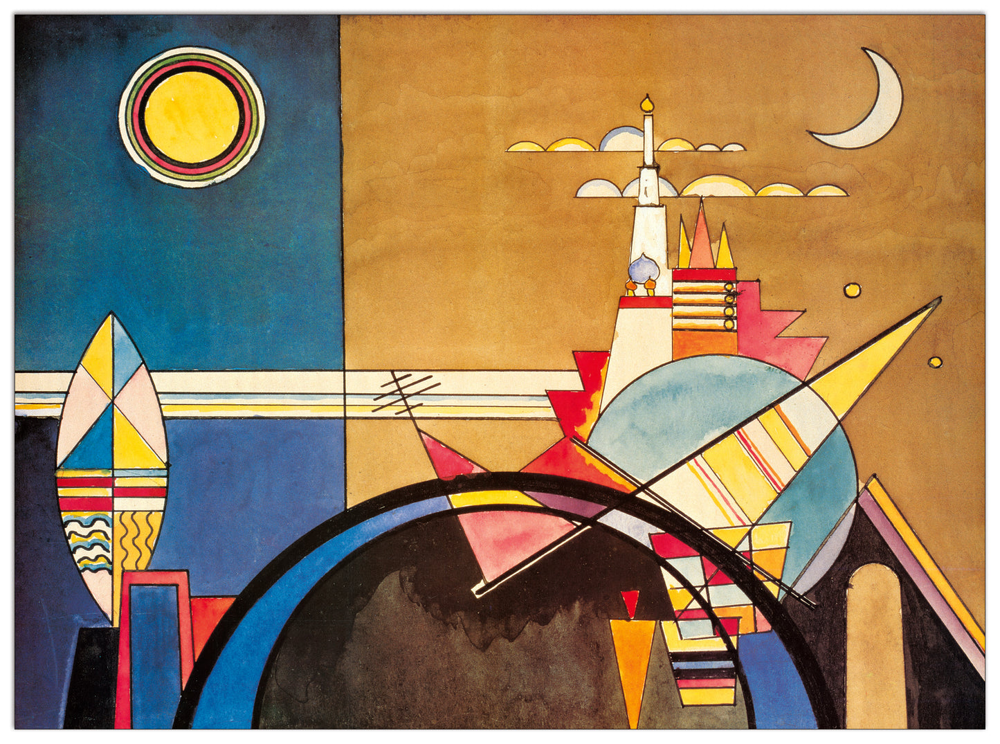 La grande torre di Kiev cm 135x99